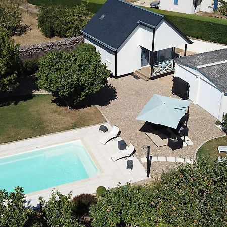 Gite Chalet-Piscine "Belle-Etoile" Touraine Anjou Courcelles-de-Touraine Exteriör bild